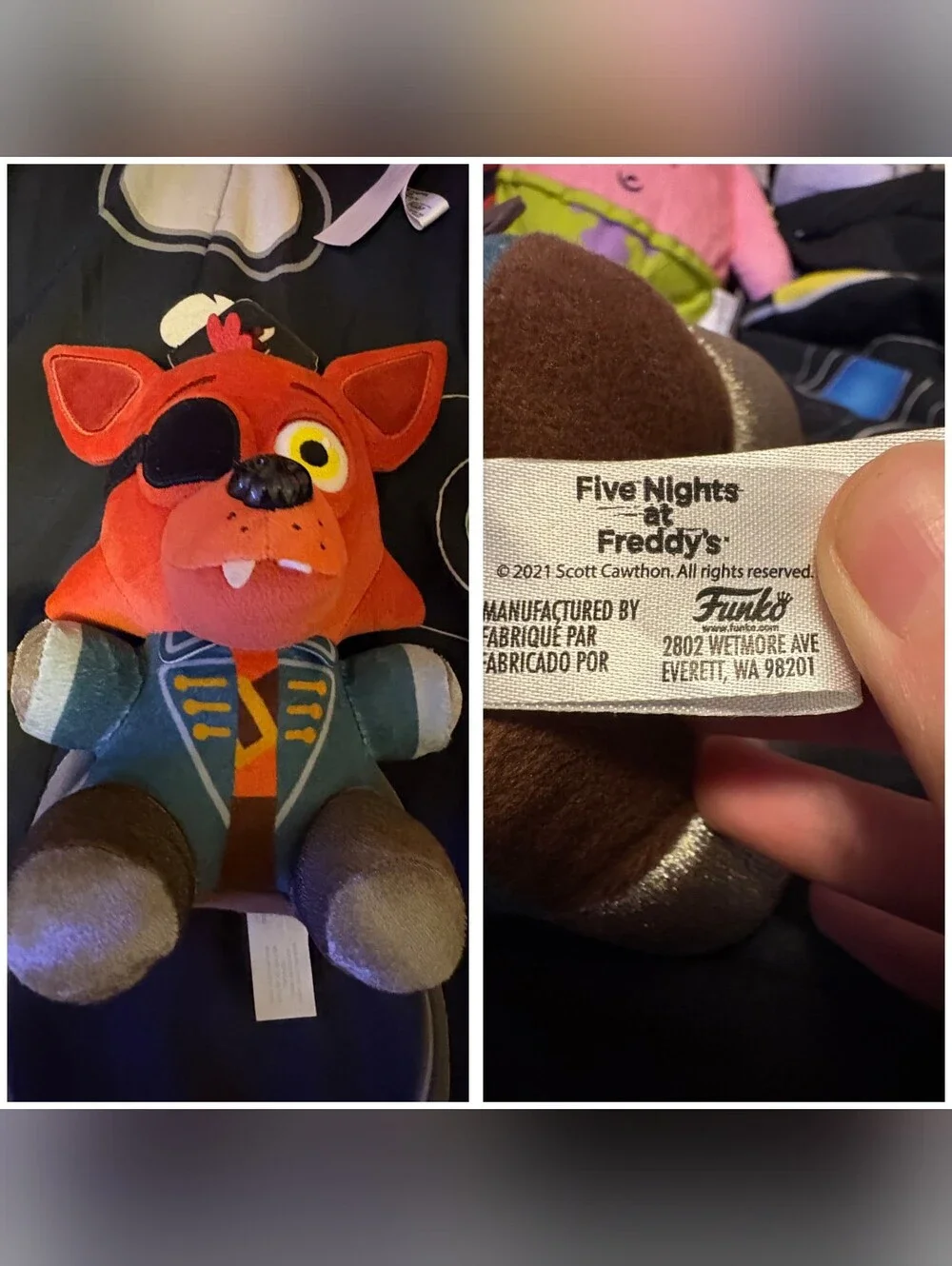 Funko Orange and Yellow FNAF Plush Set Of 4 - Chica, Bonnie And 2 Foxys